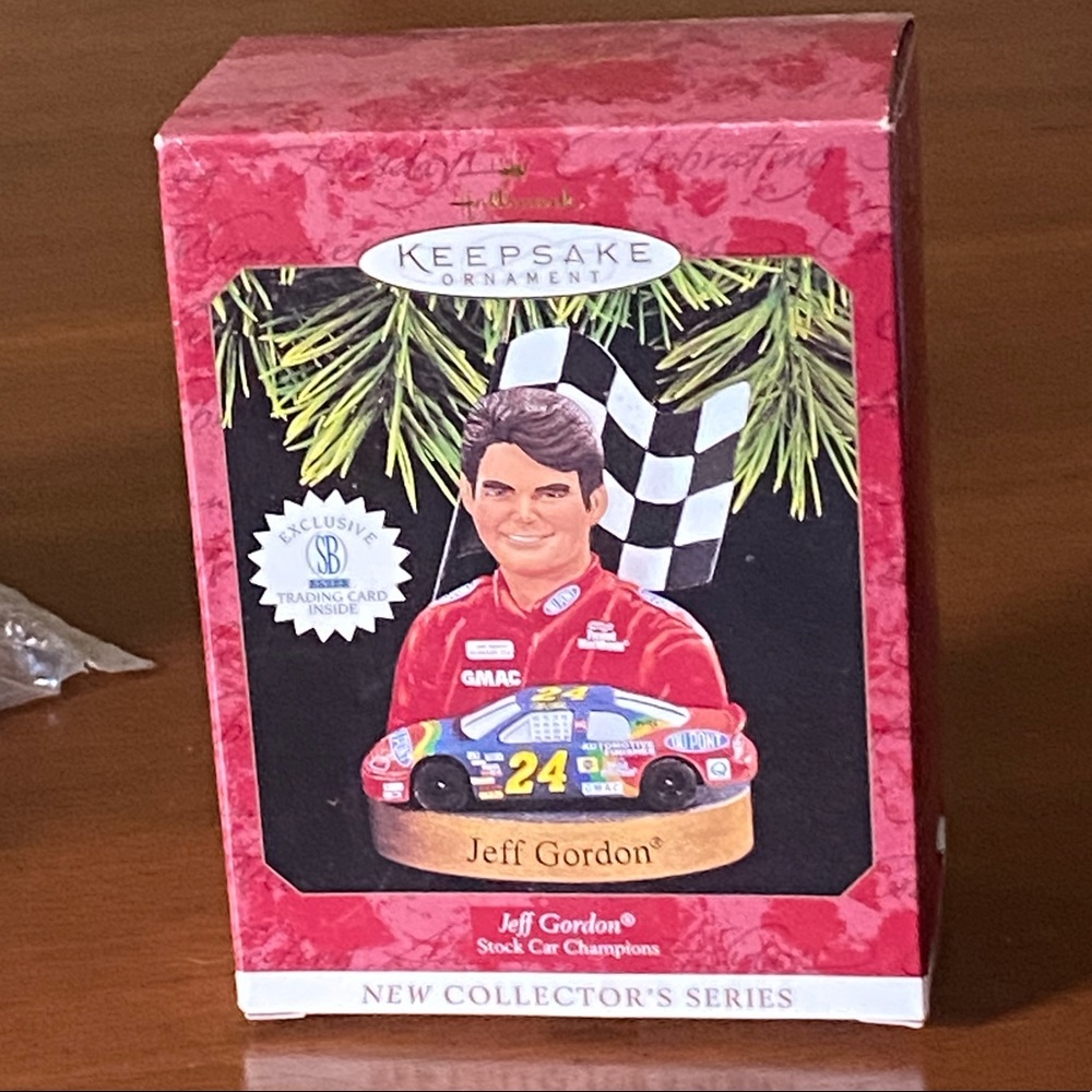 Jeff Gordon Stock Car + Trading Card